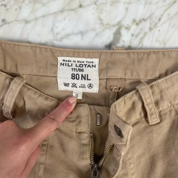 🐪BNWT Nili Lotan Luna Pants in Desert Sand size 0